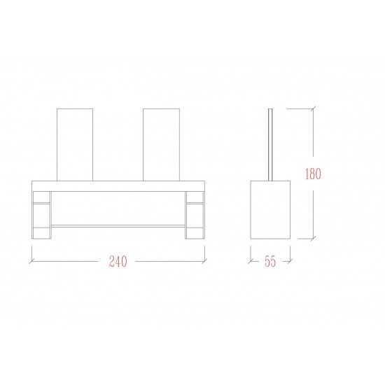 Парикмахерское зеркало двустороннее Vezzosi Komodo 