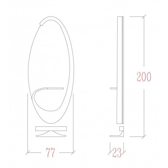 Парикмахерское зеркало Vezzosi S Wall