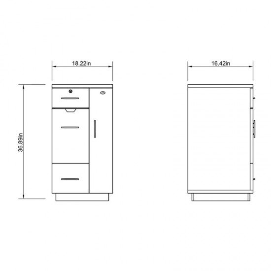 Парикмахерская тележка DIR Cubex