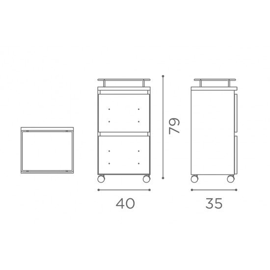 Парикмахерская тележка Salon Ambience Tower