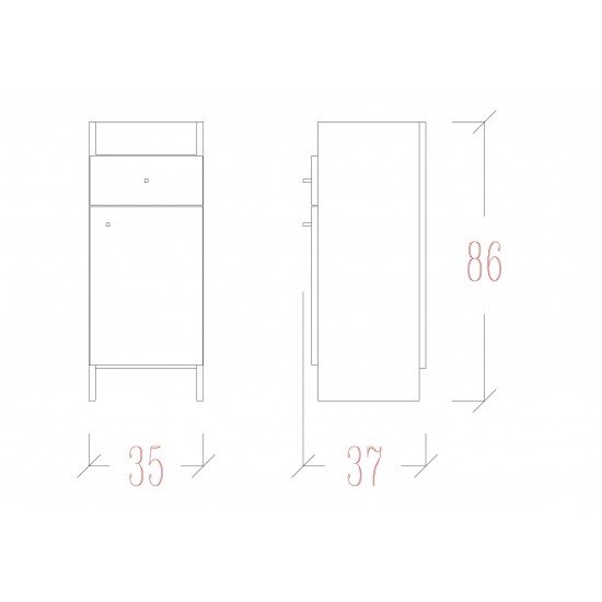 Парикмахерский шкафчик Vezzosi Cool