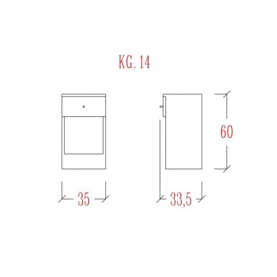 Frizētavas skapis Vezzosi Soul