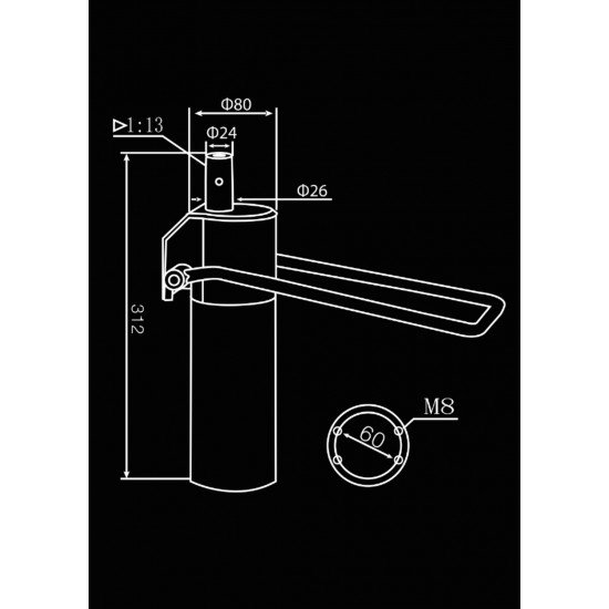 Hidraulika frizieru krēslam H-010