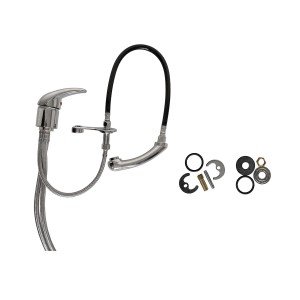 Смеситель для парикмахерской раковины с душем Salon Ambience M-009