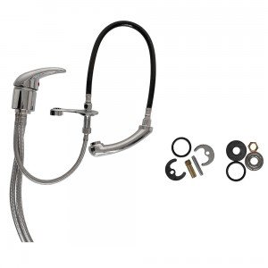 Смеситель для парикмахерской раковины с душем Salon Ambience M-009